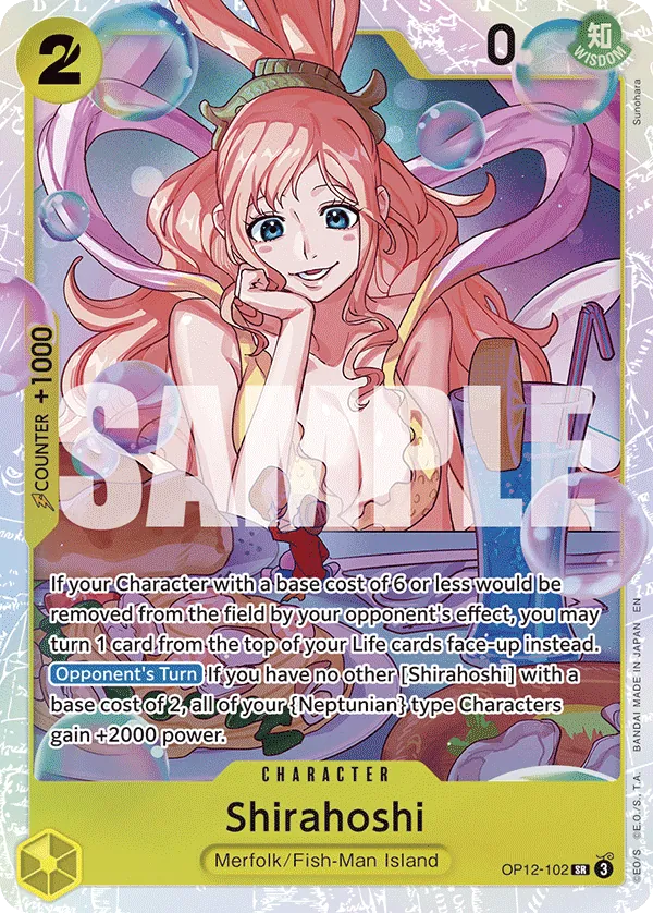 Shirahoshi (OP-12, Foil, Alternate Art)