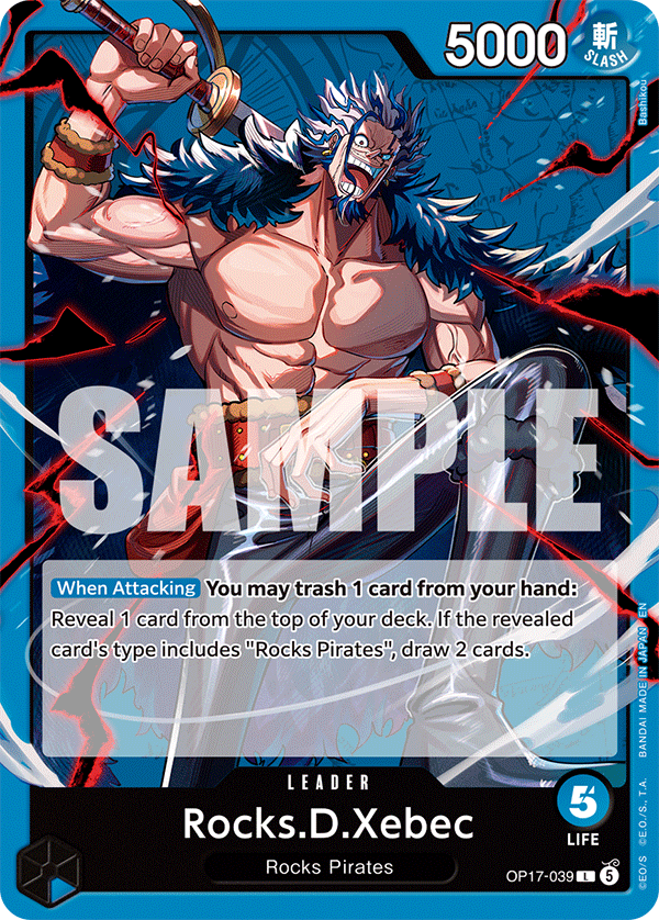 Rocks.D.Xebec (039) (OP-17, Foil, Alternate Art)