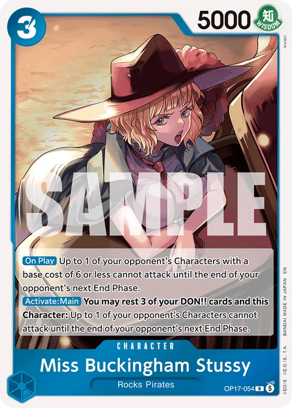 Miss Buckingham Stussy (OP-17, Foil, Alternate Art)