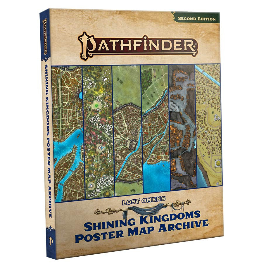 Pathfinder 2E -  Lost Omens Shining Kingdoms Poster Map Archive