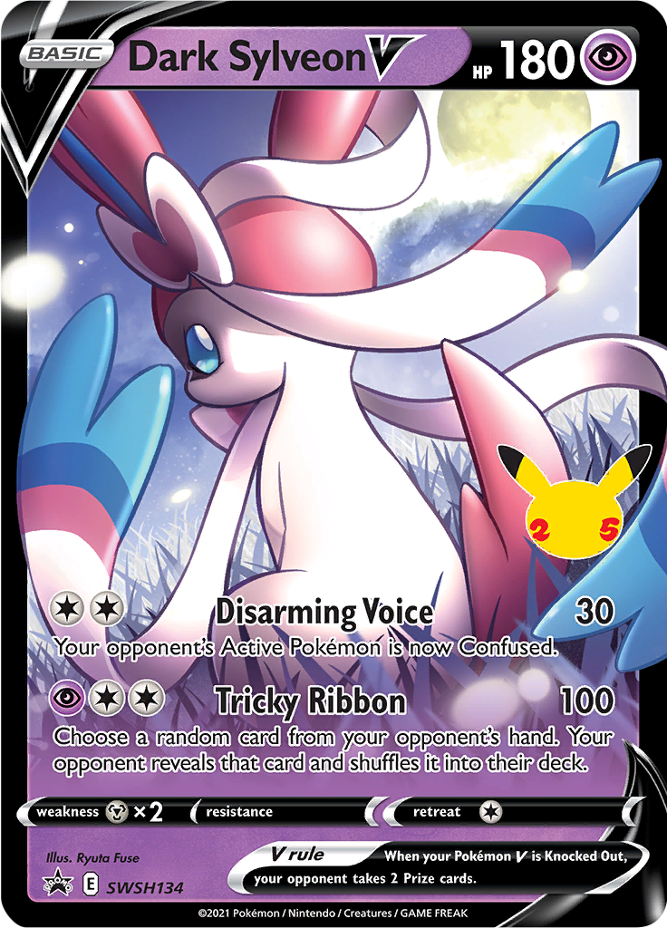 Dark Sylveon V (SWSH, Holofoil)