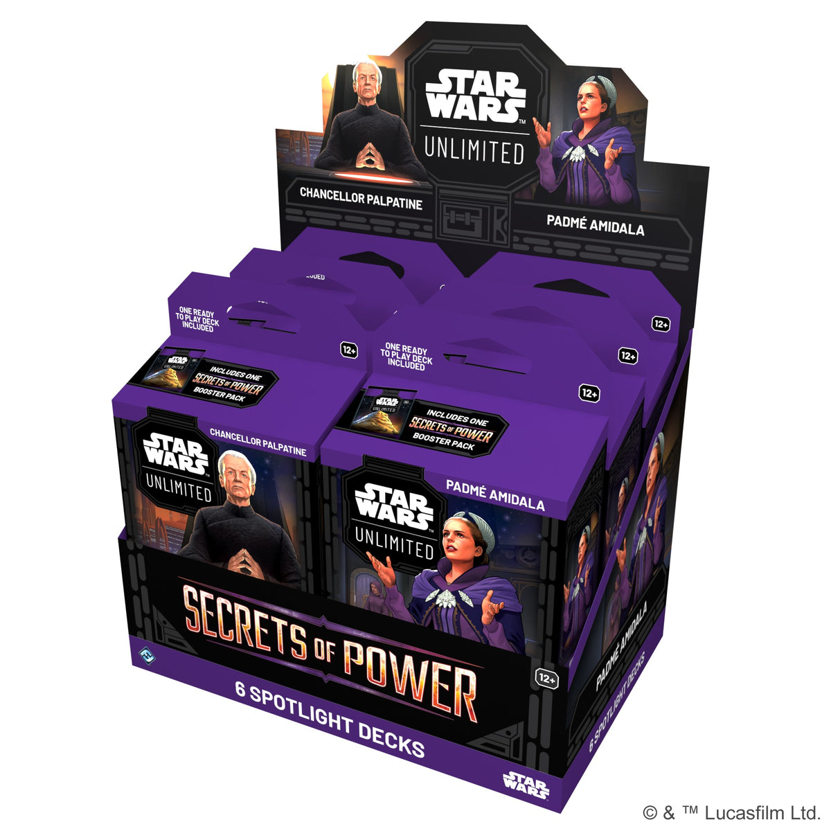 Secrets of Power Spotlight Deck Display (6 decks)