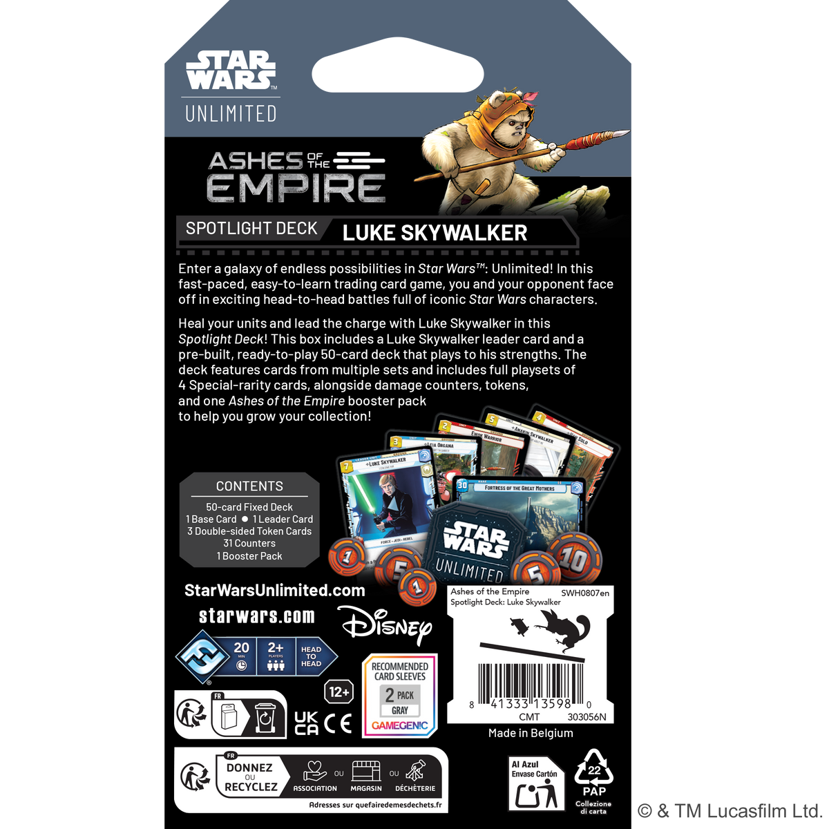 Ashes of the Empire Spotlight Deck - Luke Skywalker