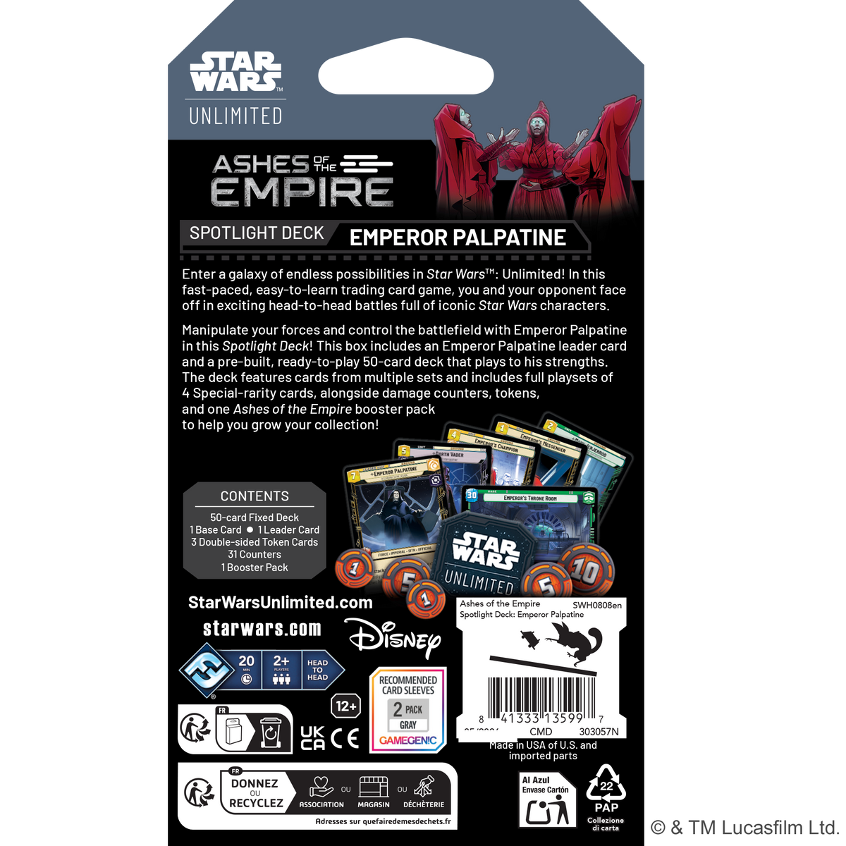 Ashes of the Empire Spotlight Deck - Emperor Palpatine