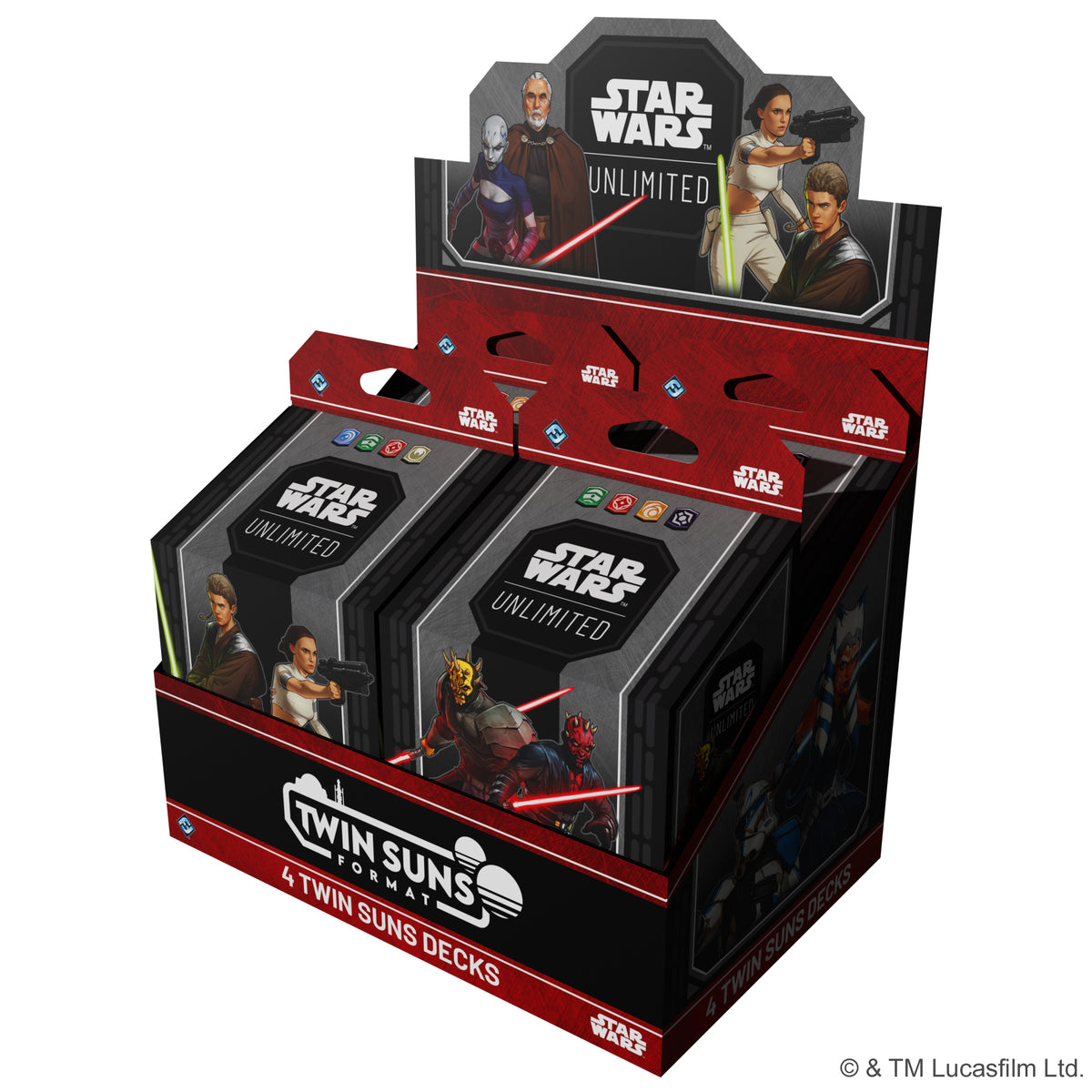 Twin Sun Deck Display (4 decks)