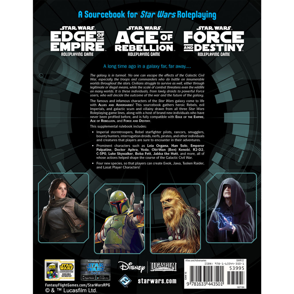 Star Wars RPG - Allies and Adversaries