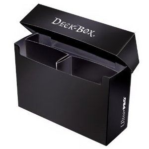 Black Oversized Double Deck Box (150+ cards)