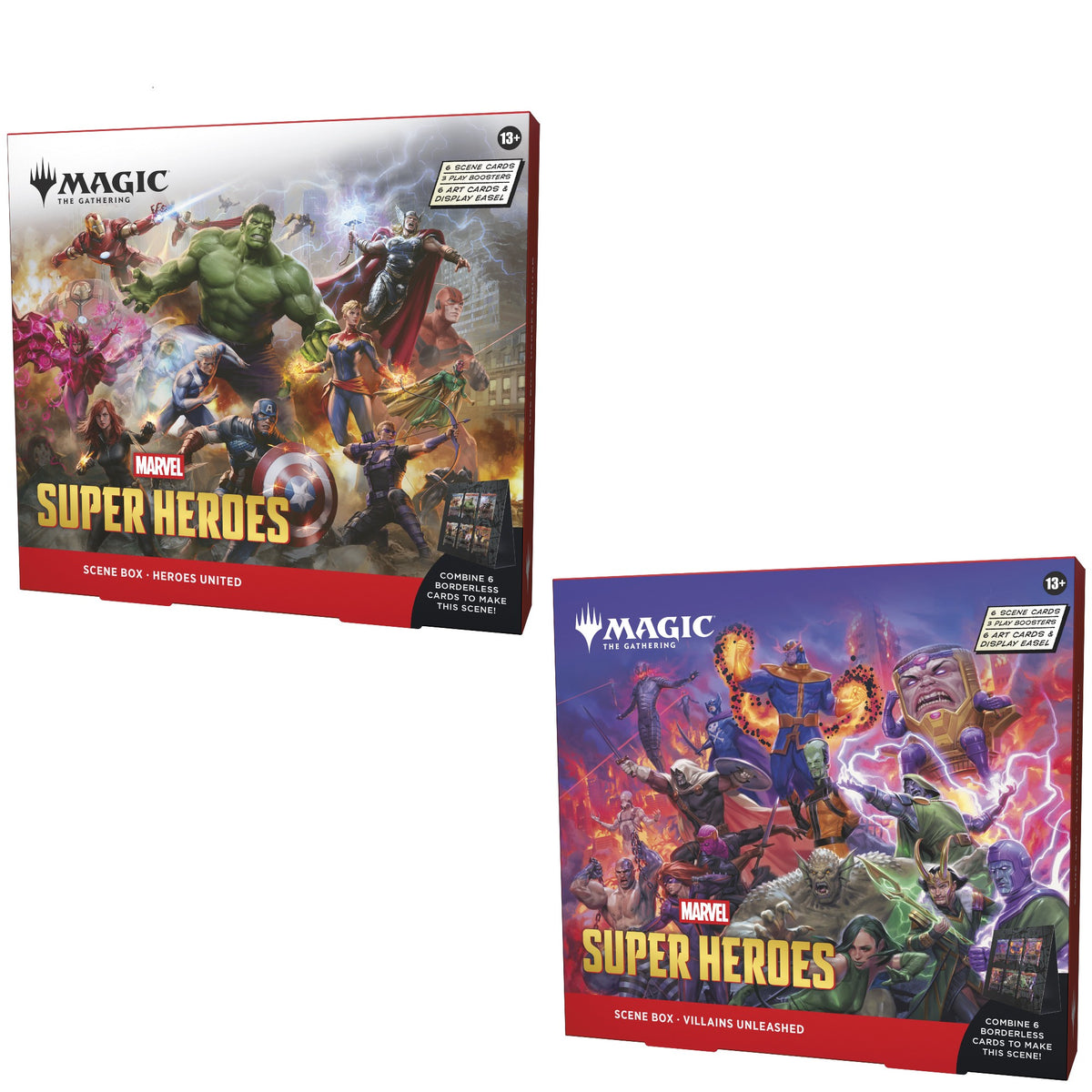 Marvel Super Heroes Scene Box Display (4 boxes)