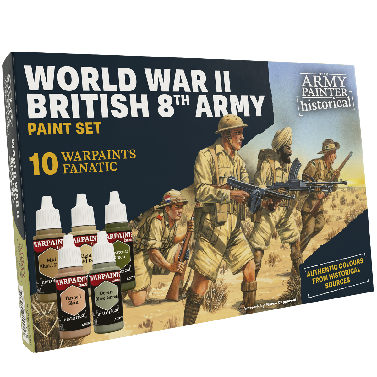 Historical: World War II British 8th Army Paint Set