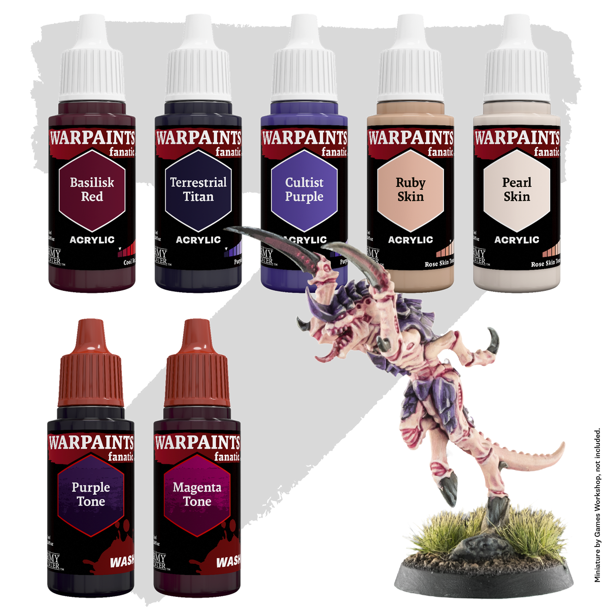 Warpaints Combat Se7ens: Purple Xenos Flesh Army Paint Set
