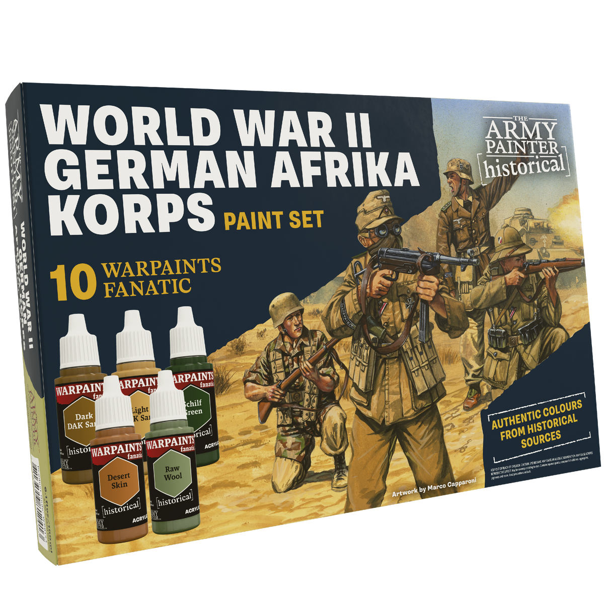 Historical: World War II German Afrika Korps Paint Set
