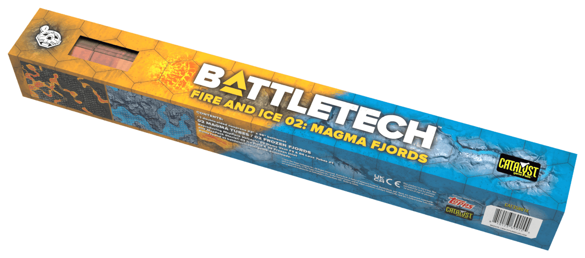 Battlemat - Fire And Ice 02 - Magma Fjords