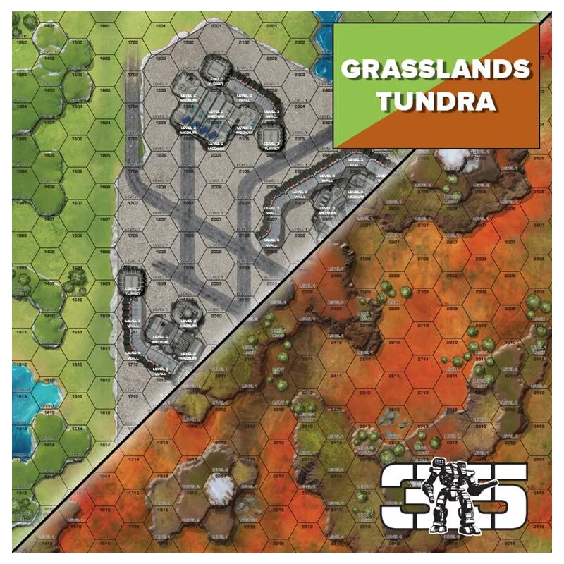 Battle Mat Grasslands/tundra