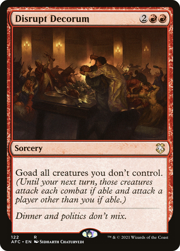 Disrupt Decorum (AFC)