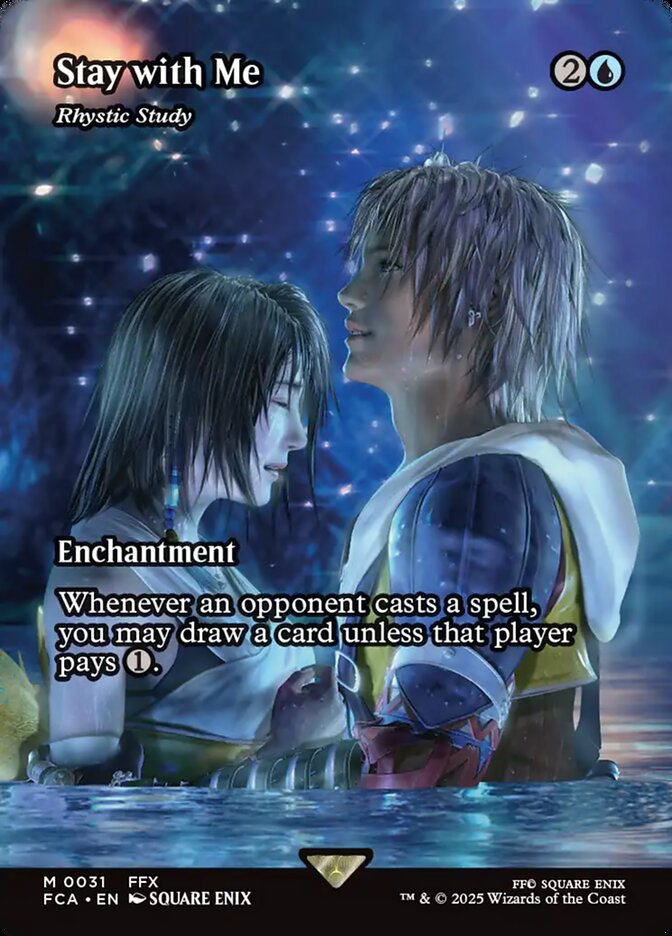 Stay with Me - Rhystic Study (FCA, Showcase Frame)