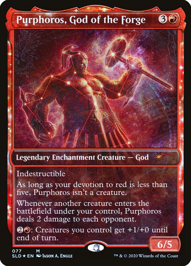 Purphoros, God of the Forge (SLD, Constellation Foil)