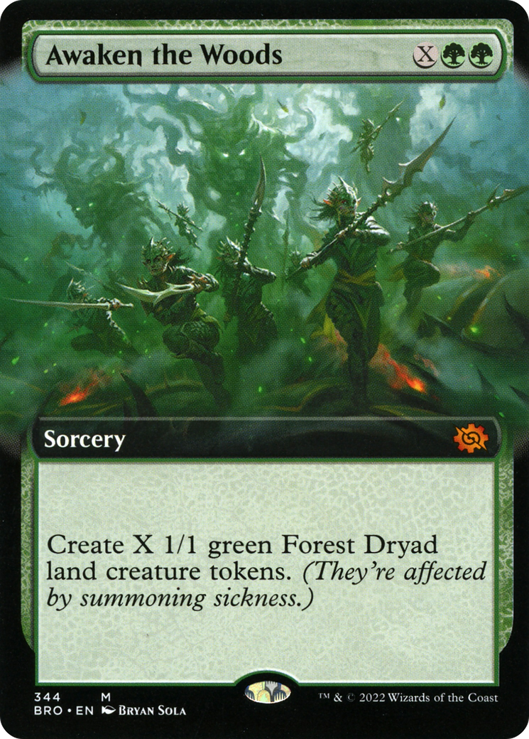 Awaken the Woods (BRC, Foil, Extended Art)