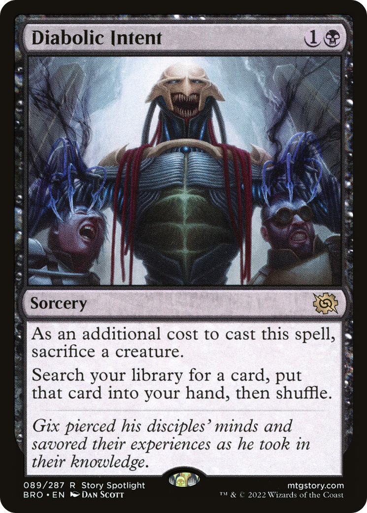 Diabolic Intent (BRC, Foil)