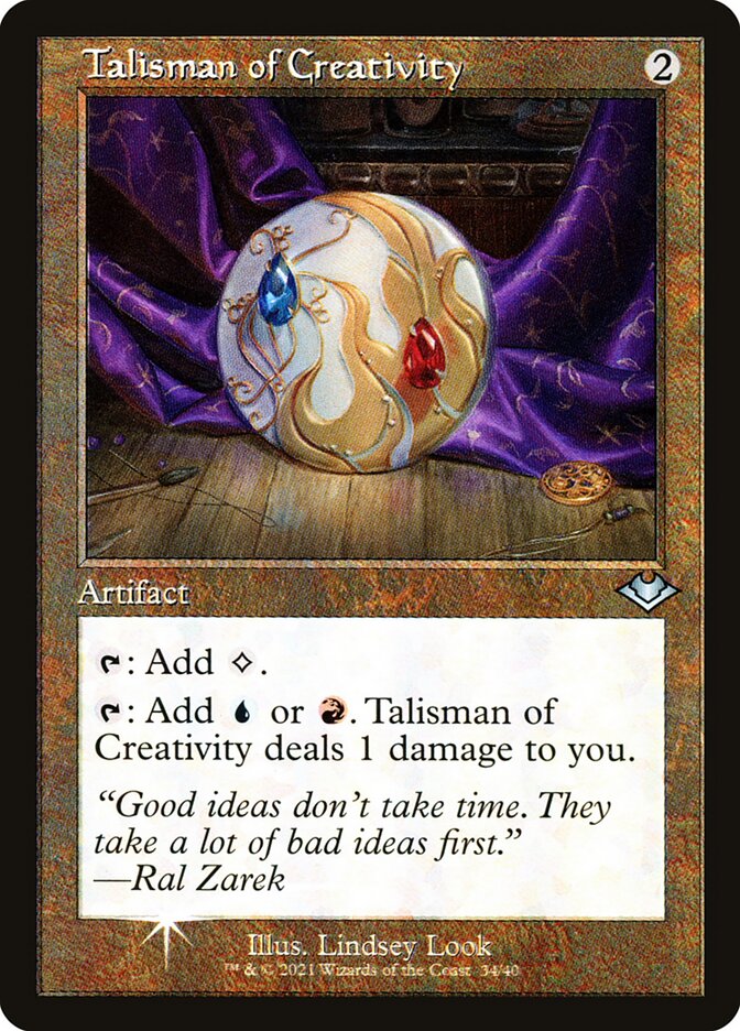 Talisman of Creativity (MH1, Foil, Retro Frame)