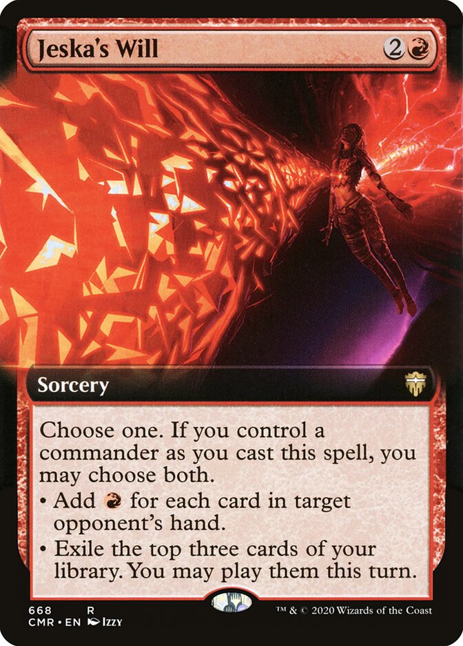 Jeska’s Will (CMR, Foil, Extended Art)