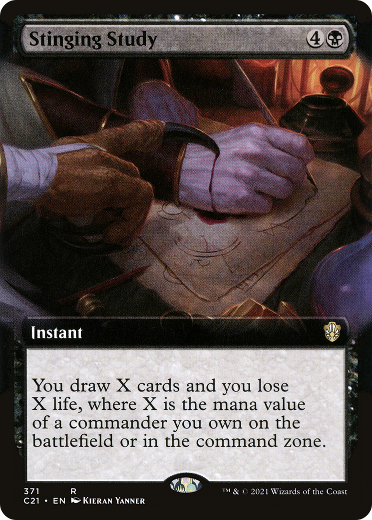 Stinging Study (C21, Extended Art)
