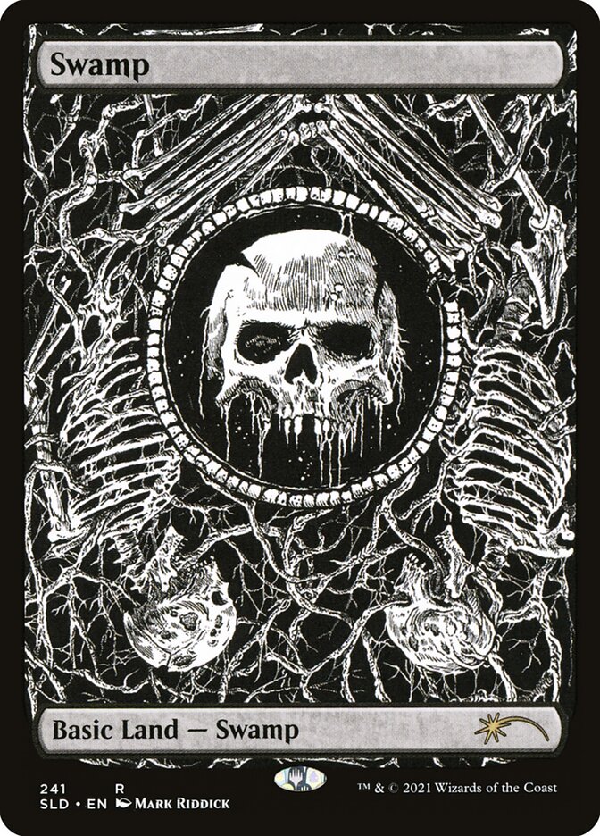 Swamp (Crushing Brutality) (SLD, Borderless, Foil)