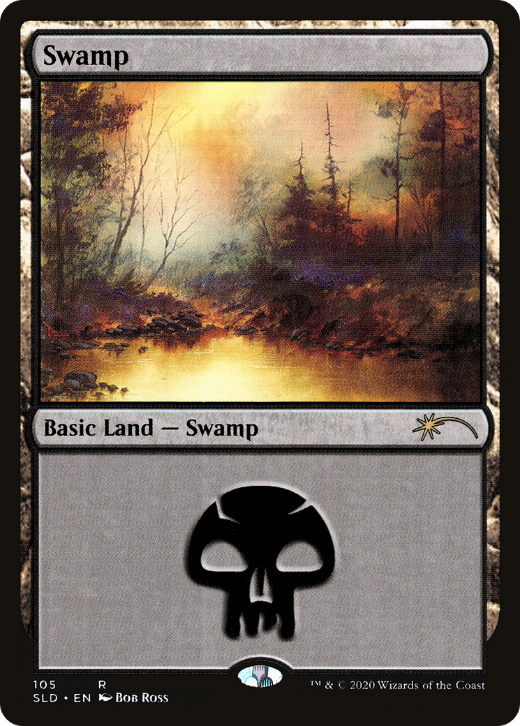 Swamp (105) (Bob Ross) (SLD, Foil)