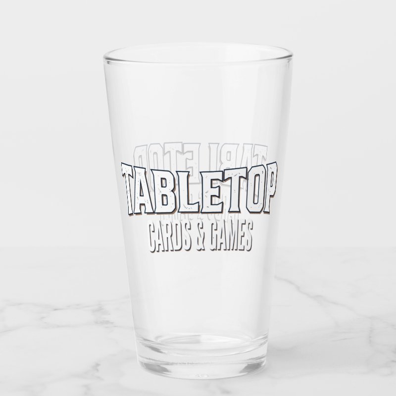 TableTop Cards & Games Pint Glass