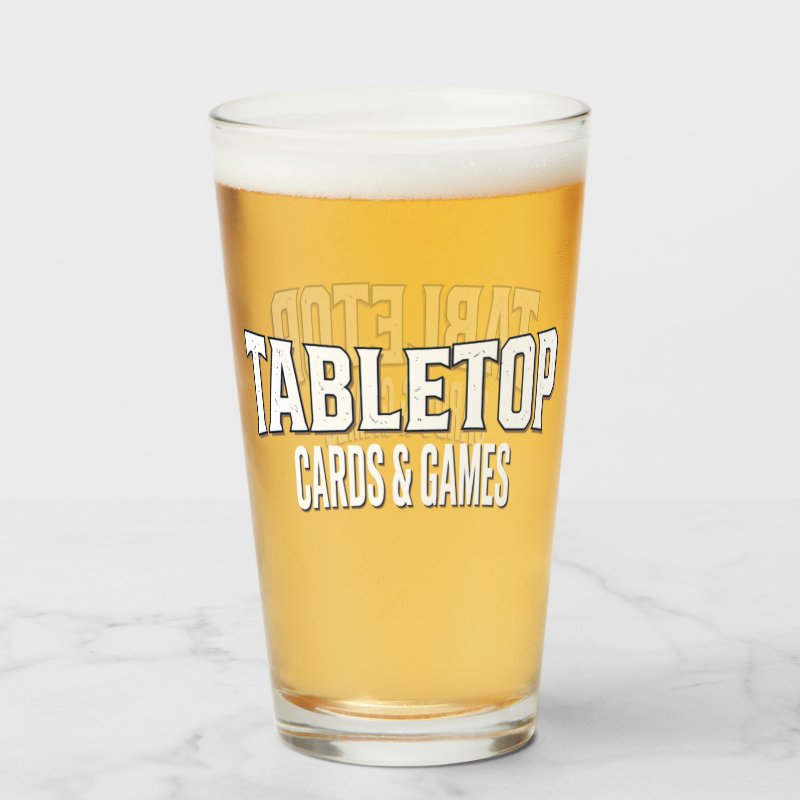 TableTop Cards & Games Pint Glass