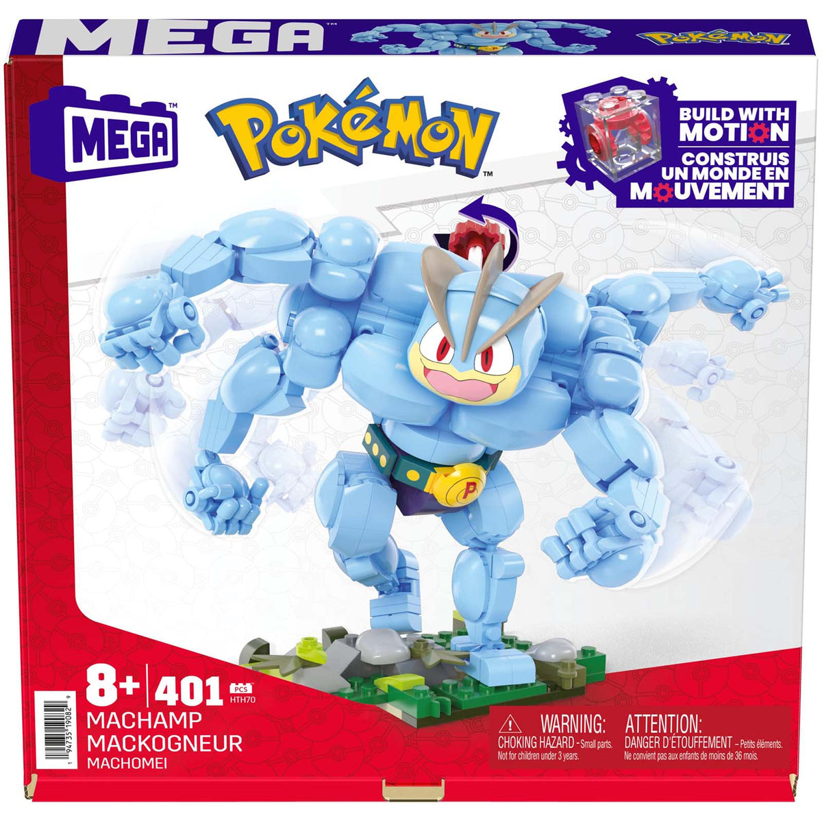 MEGA Pokémon Machamp Building Set (401 Pieces)
