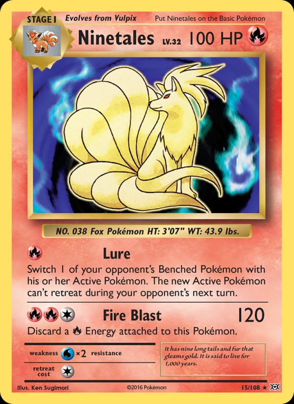 Ninetales (EVO, Holofoil)