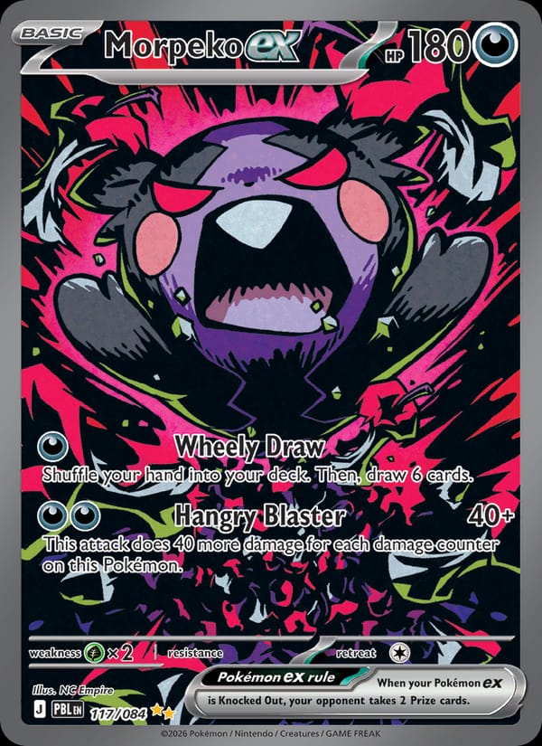 Morpeko ex (PBL, Holofoil)