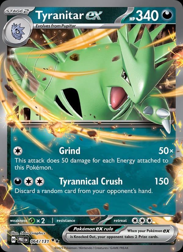 Tyranitar ex (PRE, Holofoil)