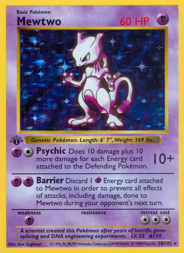 Mewtwo (BS, Holofoil)