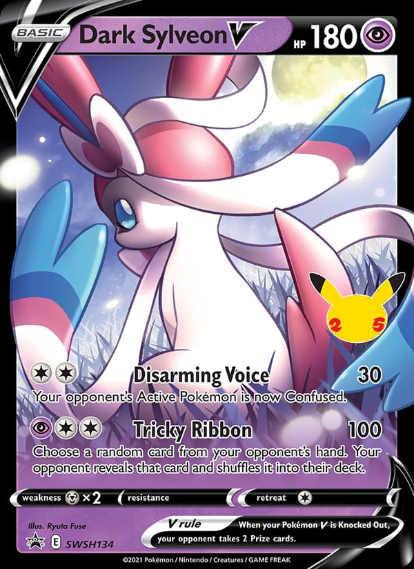 Dark Sylveon V (SWSH, Holofoil)