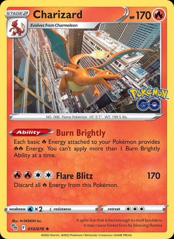 Charizard (PGO, Reverse Holofoil)