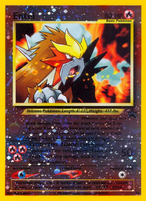 Entei (PR, Reverse Holofoil)