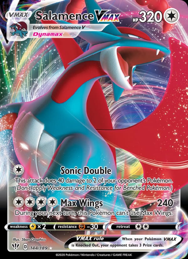 Salamence VMAX (DAA, Holofoil)
