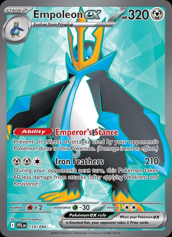 Empoleon ex (PFL, Holofoil)