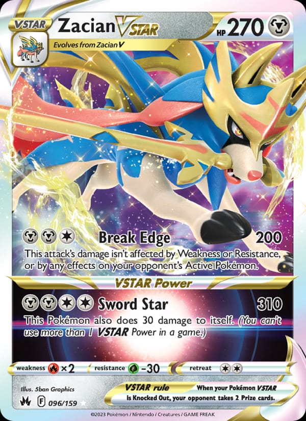 Zacian VSTAR (CRZ, Holofoil)