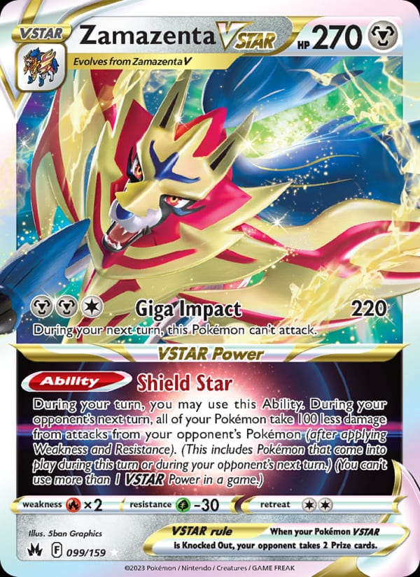 Zamazenta VSTAR (CRZ, Holofoil)