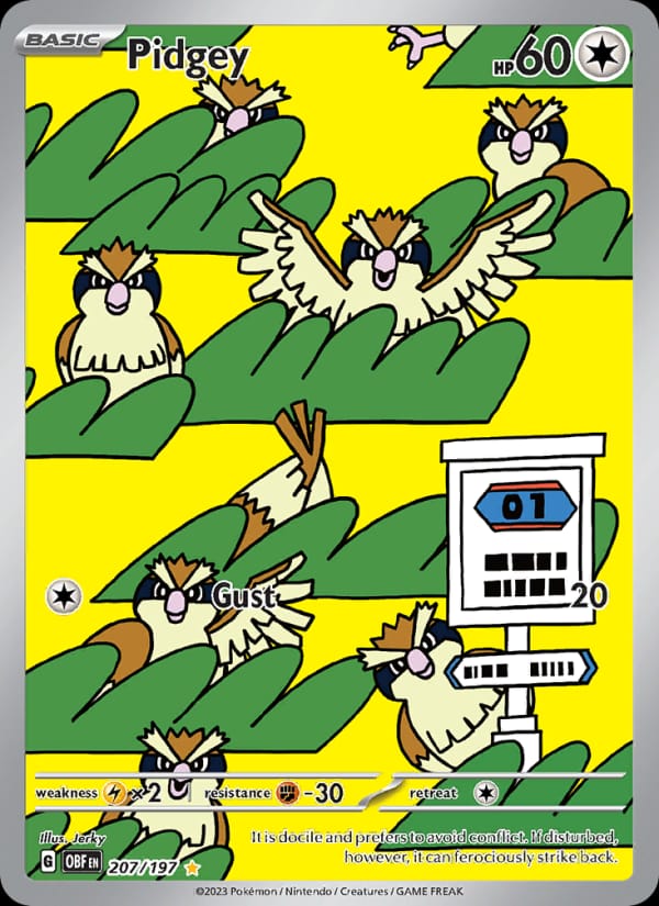 Pidgey (OBF, Holofoil)