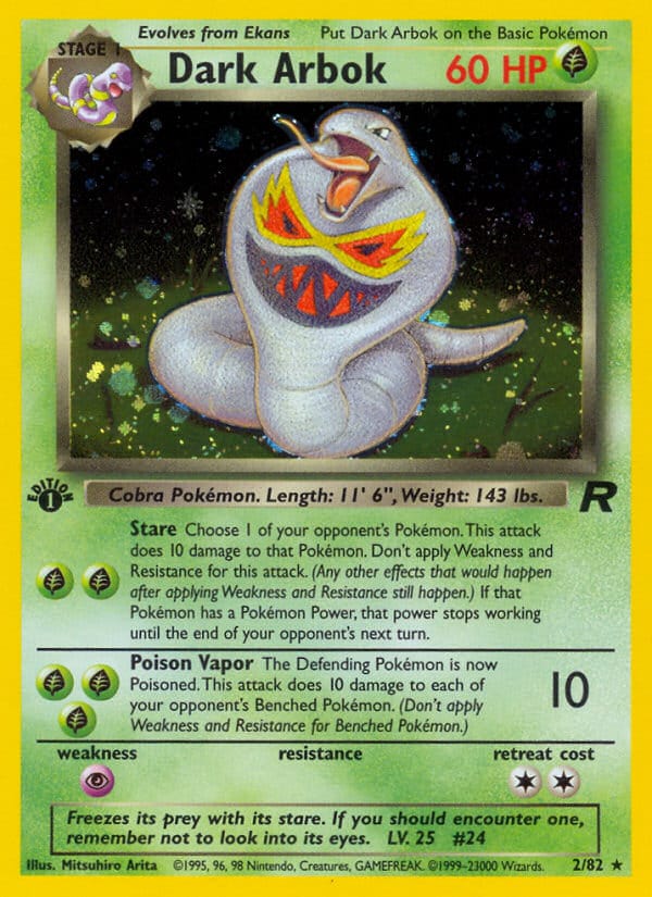 Dark Arbok (TR, Unlimited Holofoil)