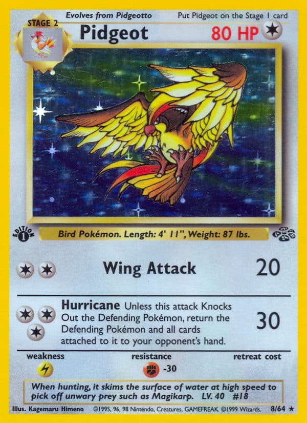 Pidgeot (JU, Unlimited Holofoil)