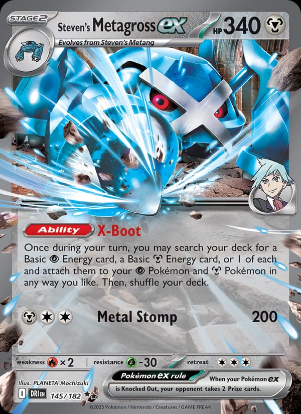 Steven's Metagross ex (DRI, Holofoil)