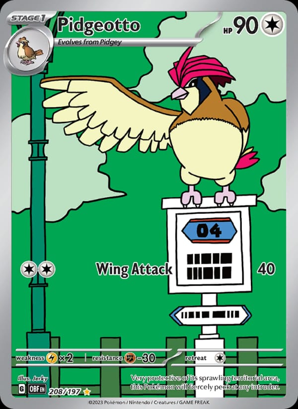 Pidgeotto (OBF, Holofoil)