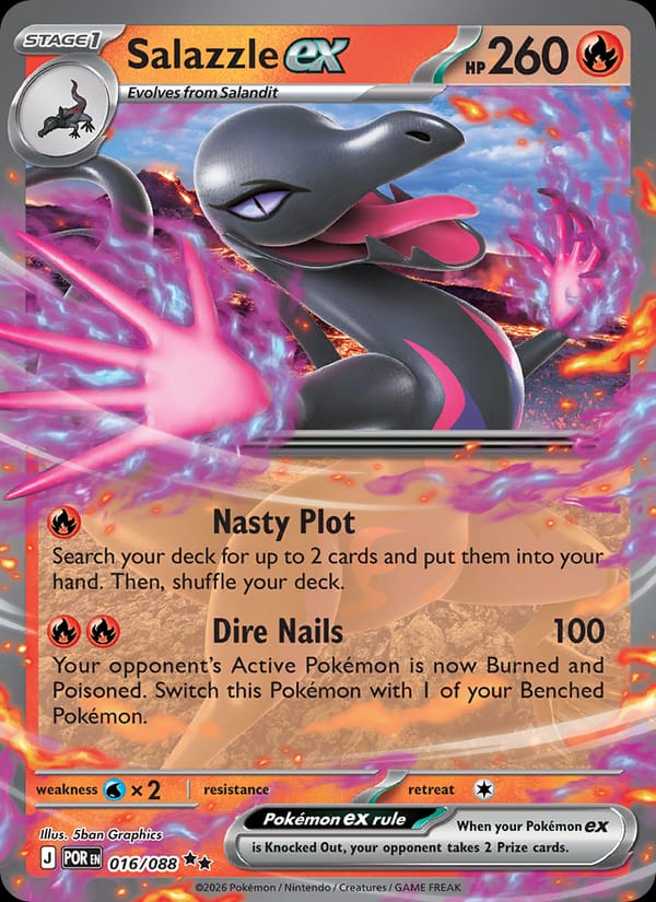 Salazzle ex (POR, Holofoil)