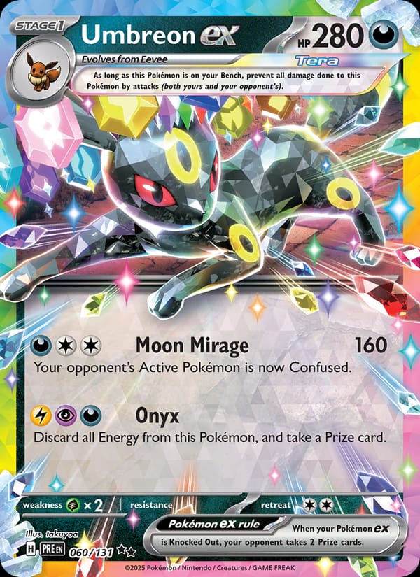 Umbreon ex (PRE, Holofoil)