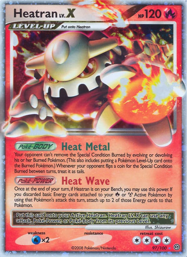 Heatran Lv.X (SF, Holofoil)