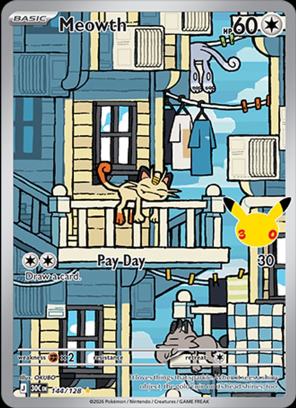 Meowth (30C, Holofoil)